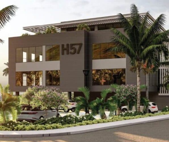H57 office building at Cap Tamarin